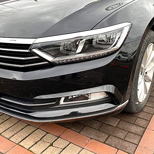 Feux de brouillard sourcils couteau à vent spoiler pour B8 noir - 5