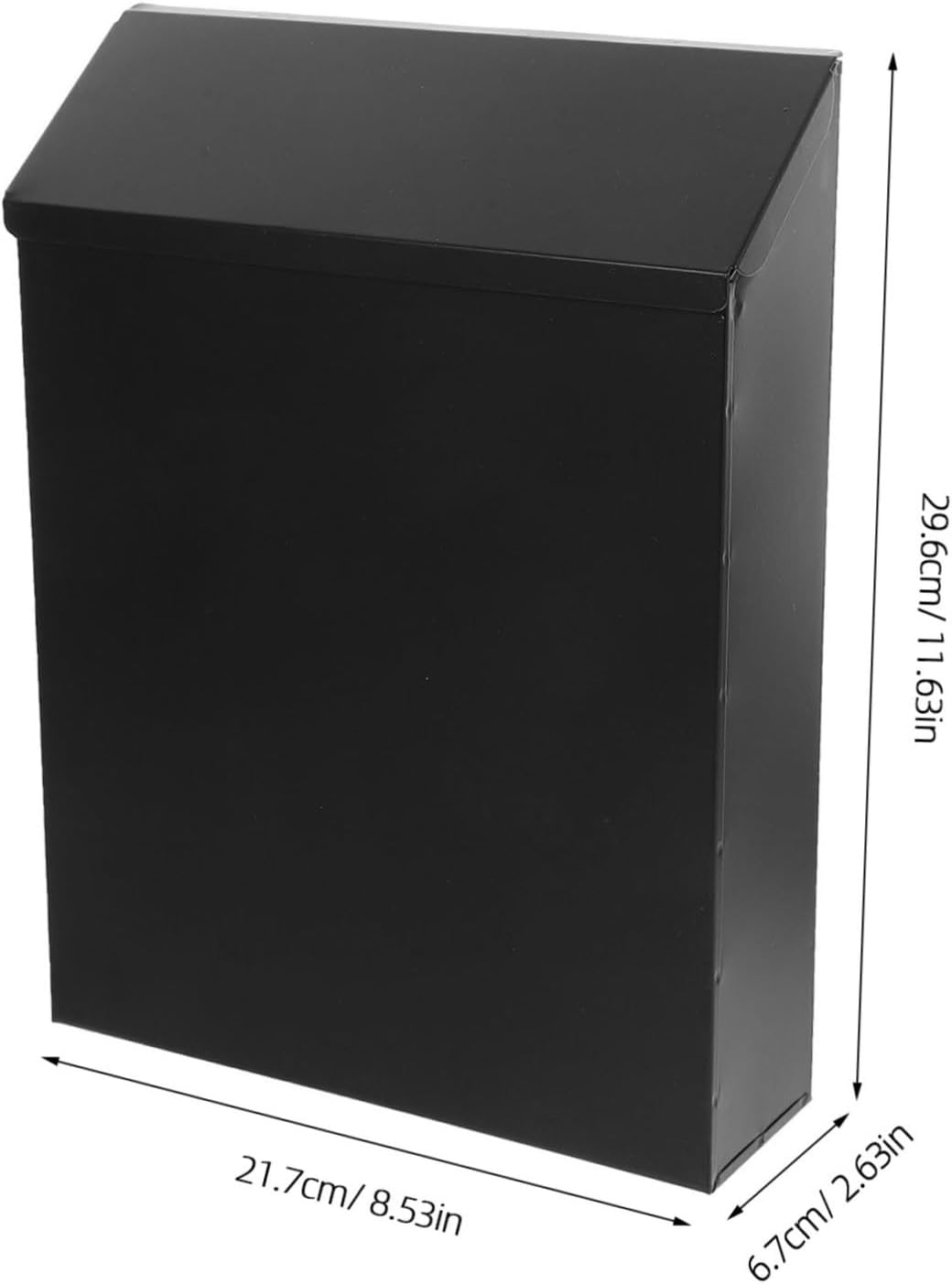 Iron Suggestion Box Mailbox for Wall Mount Outdoor Mailbox for Outside