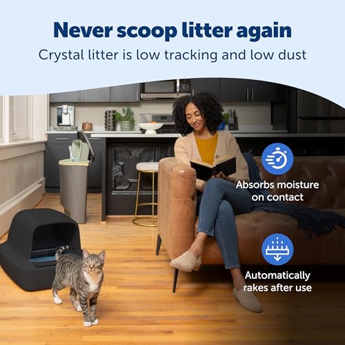 PetSafe ScoopFree Crystal Pro Self-Cleaning Litter Box, Black - image 5