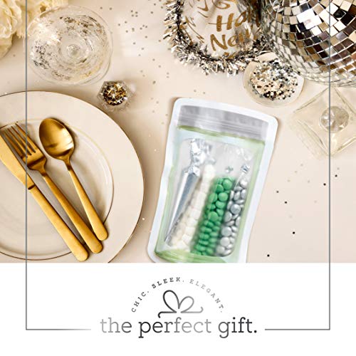 Jar Shape Airtight Seal Bag - 10 Packs - Kitchen Organizer Food Storage Reusable And Leakproof Saver Bags – Seal Bags (Silver, 6"X9.5") #TOP5