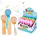 Ucradle Burbujas de Fiesta 24 Piezas Pomperos de jabón Varita de Burbuja Surtidos Pompas Jabon para Favores De Fiesta, Juguetes para Niños Exterior Interior