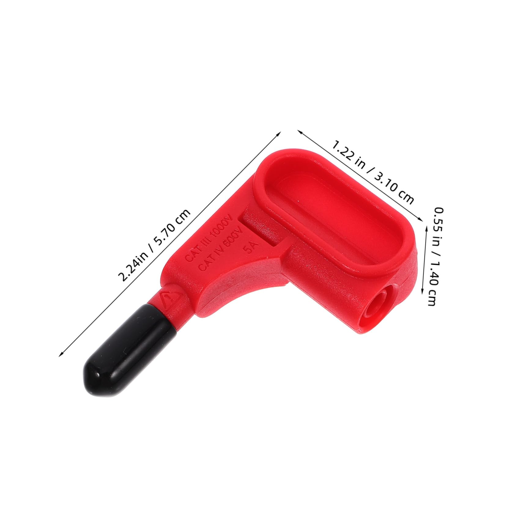 SHINEOFI Práctica Sonda Magnética Análisis De Imanes Accesorio Indispensable Para El Multímetro Cable Sondas De Prueba Magnéticas Pequeña Sonda Práctica Sonda Pequeña 3 Piezas X 4