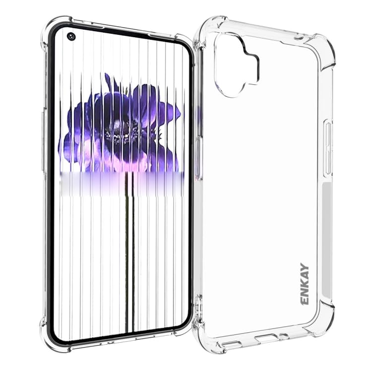 Case Cover Compatible For Nothing Phone 1 ENKAY Clear TPU Shockproof Phone Case