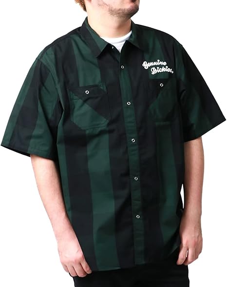 Amazon ジェニュインディッキーズ シャツ メンズ 大きいサイズ チェックシャツ 半袖 チェック バック ロゴ プリント オープンカラー シャツ シャツ 通販 Amazon ジェニュインディッキーズ シャツ メンズ 大きいサイズ チェックシャツ 半袖 チェック バック ロゴ プリント オープンカラー シャツ シャツ 通販