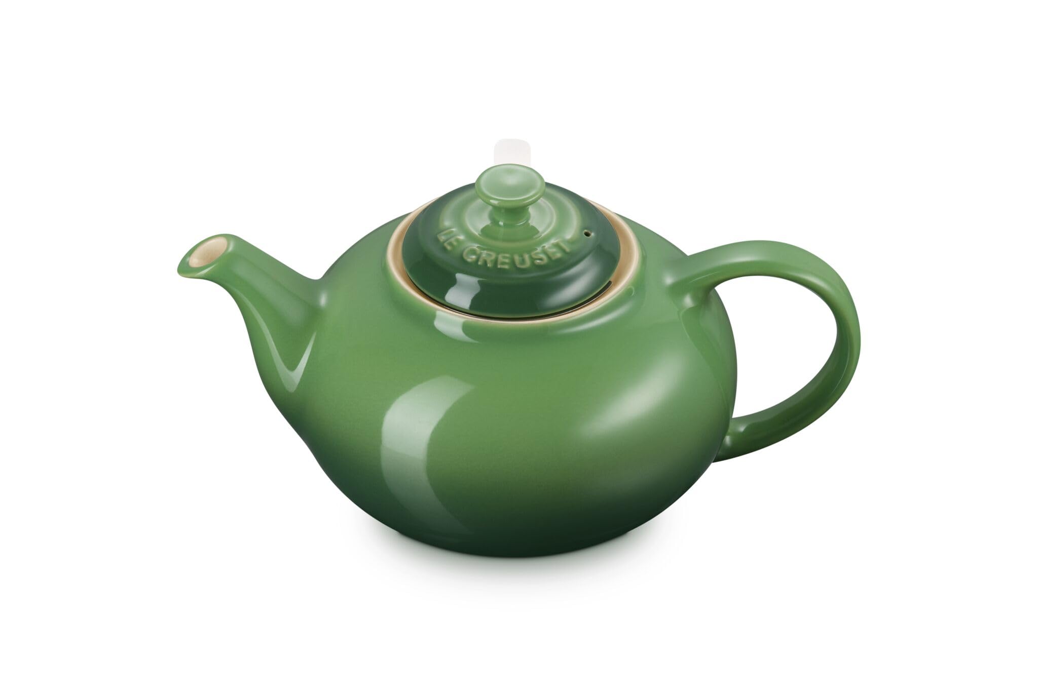 Le Creuset Stoneware Teapot with Stainless Steel Infuser, 1.3l, Bamboo — image 1