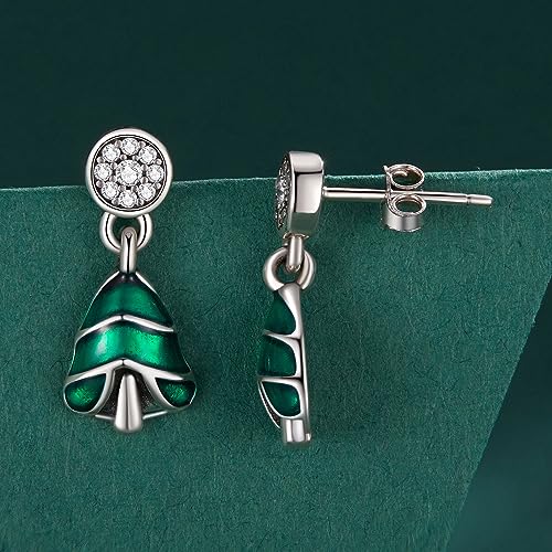 Boucles d'oreilles de noël légères en acrylique pour éviter les lobes lourds - 2