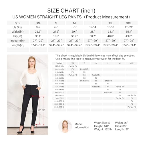 Bamans-Dress-Pants-for-Women-High-Waisted-Skinny-Leg-Pants-Work-Business-Trousers-Formal-Office-Tummy-Control-Slacks 511m929X23L