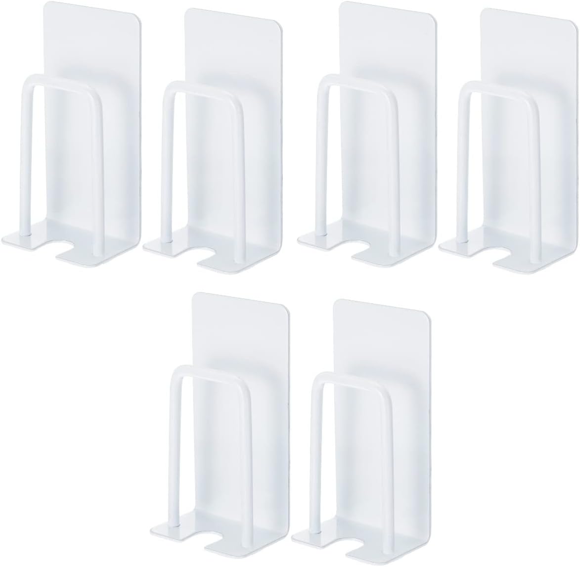 Cabilock 6 Uds. De Soporte para Estante de Café de Acero con Drenaje para Baño Práctico Colgador de Té para Cocina Estante Montado en El Baño para Cepillos de Dientes Expositor para Taza