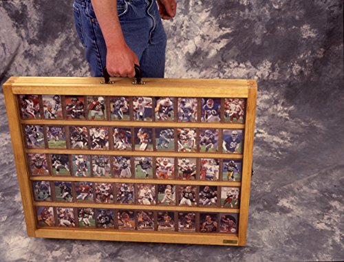 Pennzoni Trade Show Cases Full Tabletop Baseball Card Display Case / Golden Oak P305 #TOP2