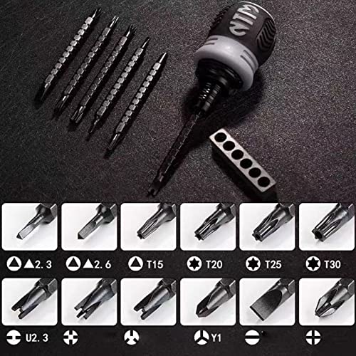 Chave de Fenda de Catraca de Precisão 13 Em 1, Mini Chave de Fenda de Catraca, Chave de Fenda Domést