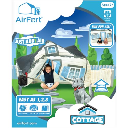 image for The Original Patented AirFort - Build A Fort in 30 Seconds, Inflatable