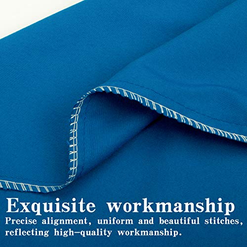Image of NTBAY Queen Microfiber Flat Sheet, 90 x 102, Royal Blue