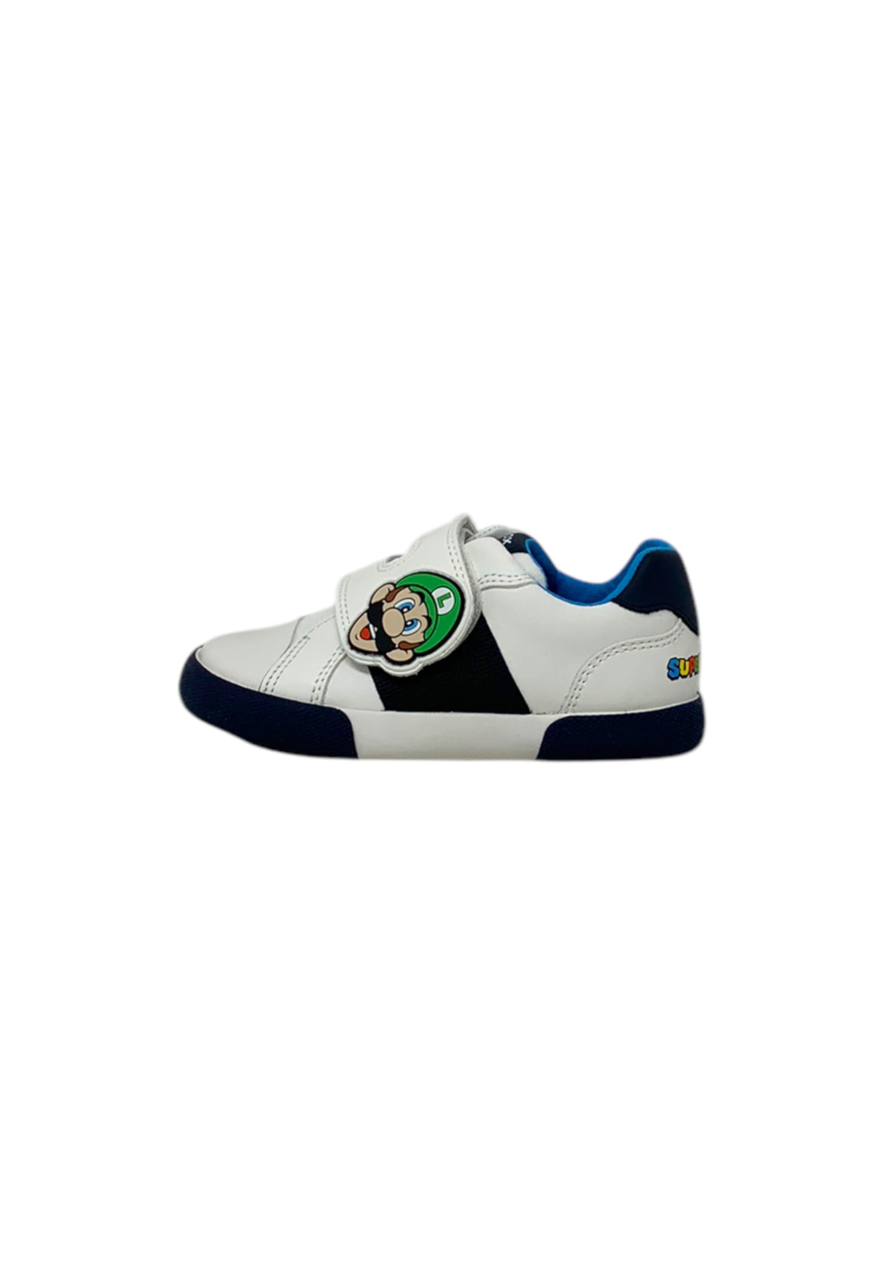 Geox B GISLI BOY C, Boys’ Sneaker, White/Navy,