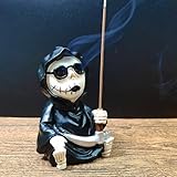 【Räuchergefäß-Design】Das kegelförmige Räuchergefäß gibt Rauch aus Augen und Mund ab. Dringen Sie in jede Ecke des Hauses ein, vertreiben Sie Pech und bringen Sie Glück. Hilft, die Luft zu reinigen, zu meditieren und zu entspannen, Stress abzubauen und die Schlafqualität zu verbessern.