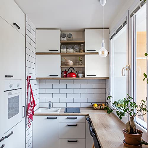 Paco Home Lampada a Sospensione Nera Attacco E27