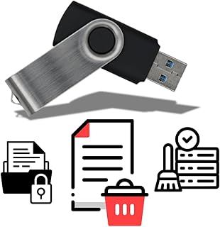 Secure Data Wipe USB – Permanent Hard Drive Erase Tool | Military-Grade Data Sanitization for PC, Laptop, HDD & SSD | Bootable USB Drive – Easy & Secure Data Removal