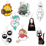 Pounchi Japanese Anime Car Air Freshener Cards (8 Pack)