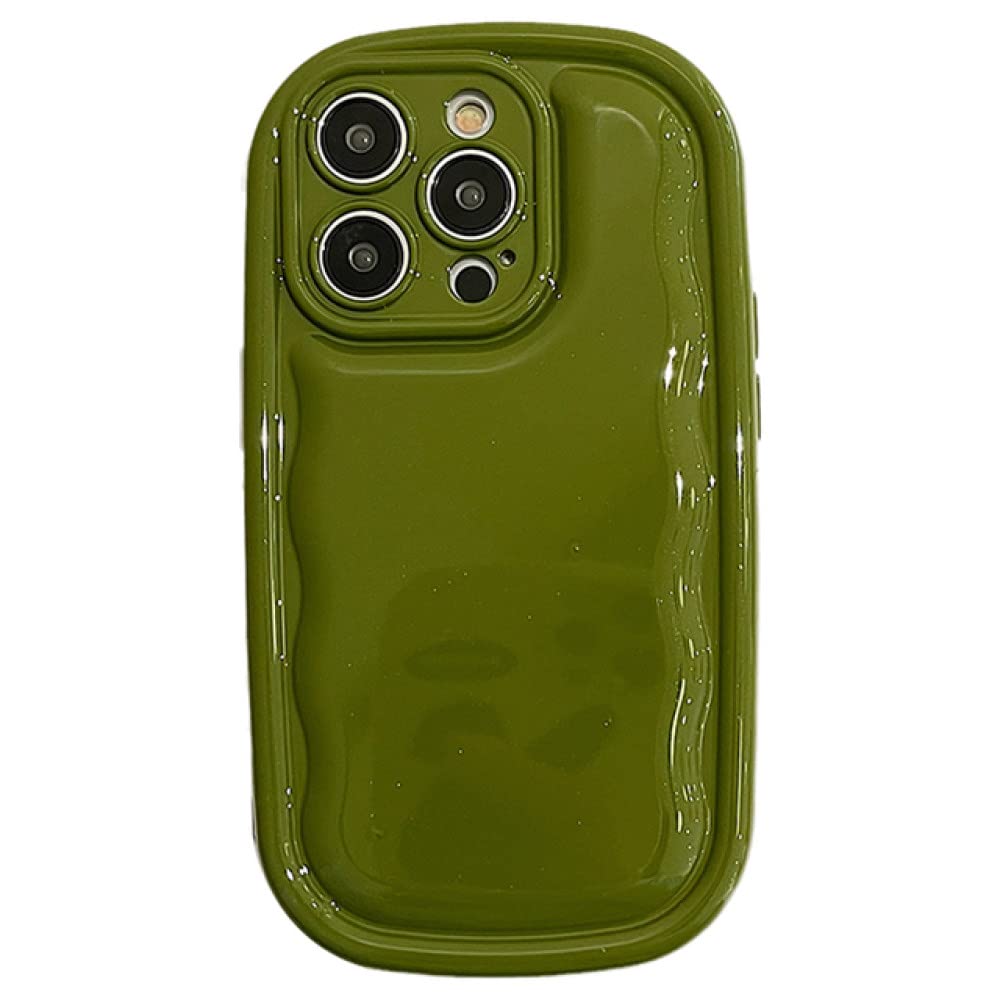 Coque iPhone 12 Pro verte à coussin d'air et bords surélevés pour protéger l'écran des chutes