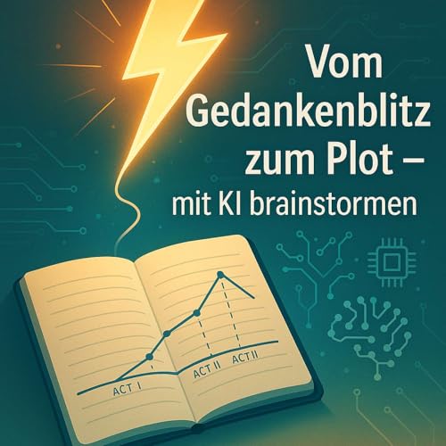 『Vom Gedankenblitz zum Plot: Struktur mit KI』のカバーアート