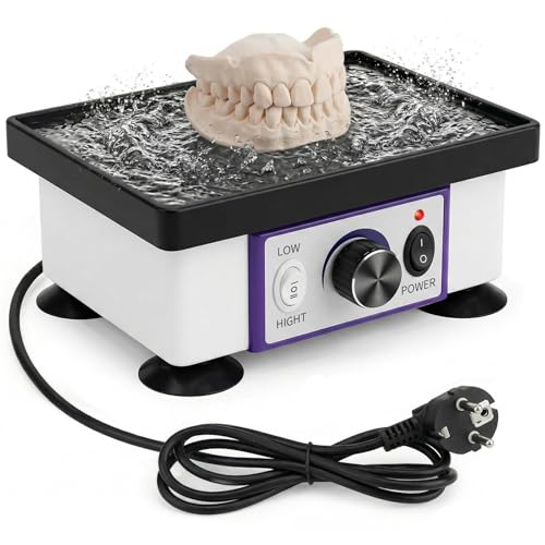 Elektrisch Dental Oszillator 120W Gipsrüttler Rüttelplatte Elektrisch Rüttelplatte für Mischen Gips Gießen Modellen Harzguss für Zahnkliniken Krankenhäusern