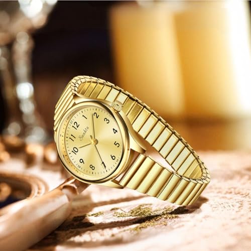 Image of LIGE Luxury Watches for Women Easy Reader Analog Ladies Waterproof Quartz Watches with Stainless Steel Case Wrist Watch