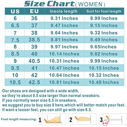 Enosky Womens Walking Shoes,Slip Resistant Work Shoes For Women,Arch Support Shoes For Women,Slip On Sneakers Women,Hypersoft Sneakers Women,Sock Shoes,Work Shoes Women Black/Brown #TOP5