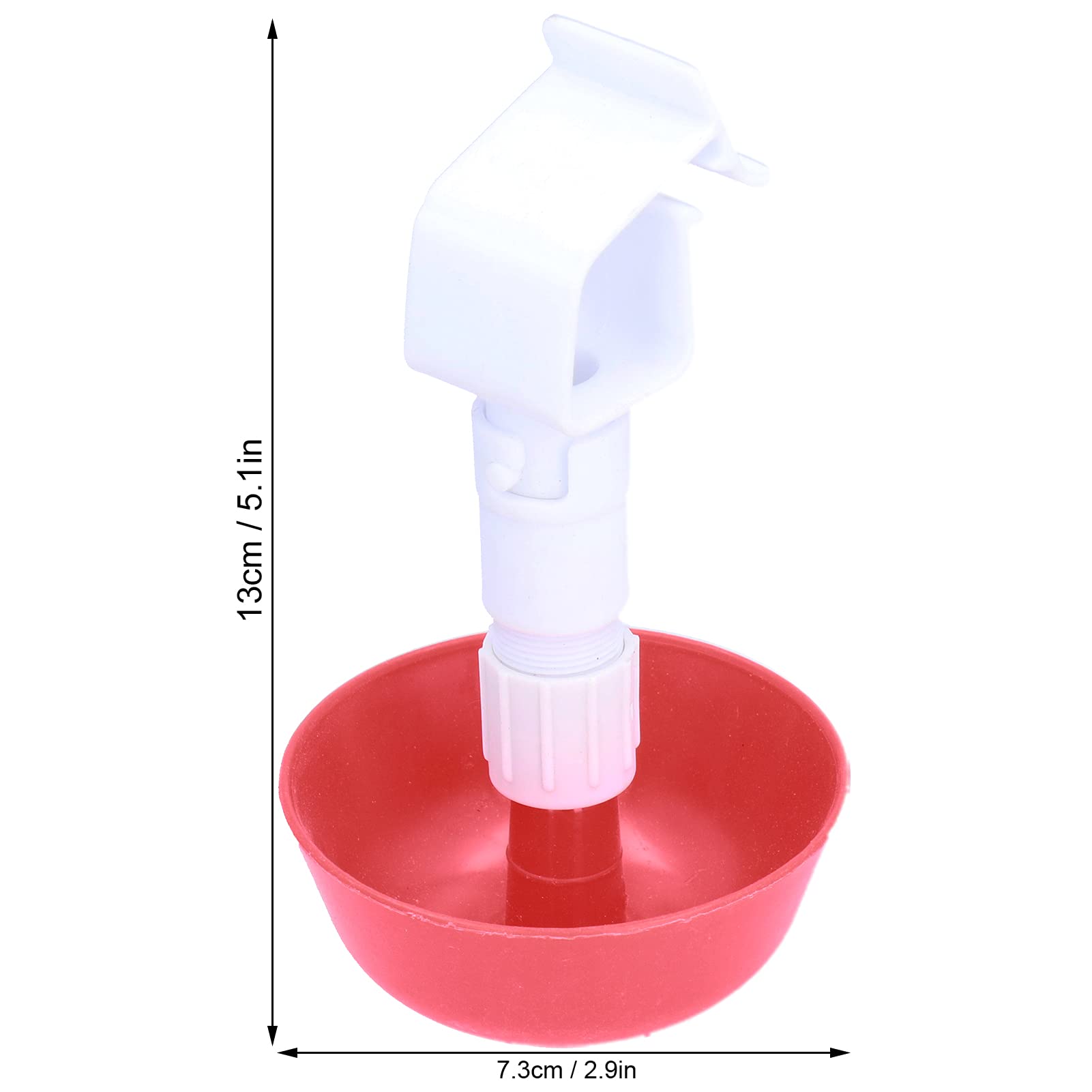 10Pcs Chick Water Drinker Bowl Plastic Poultry Farm Drinking Cups Watering System Supplies