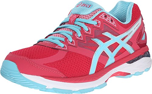 ASICS Women's GT-2000 4 Running Shoe, Azalea/Turquoise/White, 7 M US