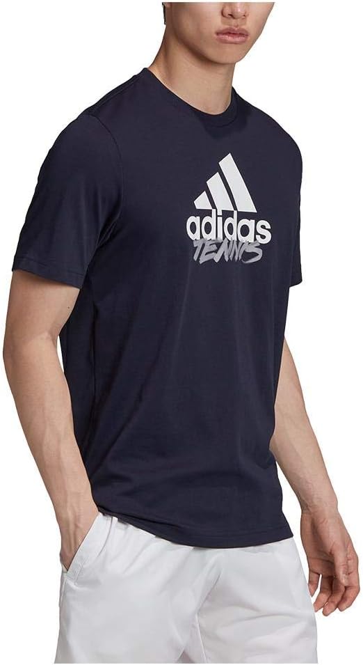 adidas Men's Tennis Graphic Logo T-Shirt