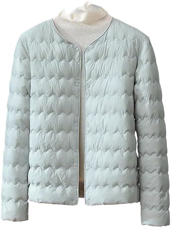 Yeuyyben Down Jacket Woman Autumn Winter Down Coat Liner Ultra Light Thin Portable Puffer Jacket Keep Short Coat