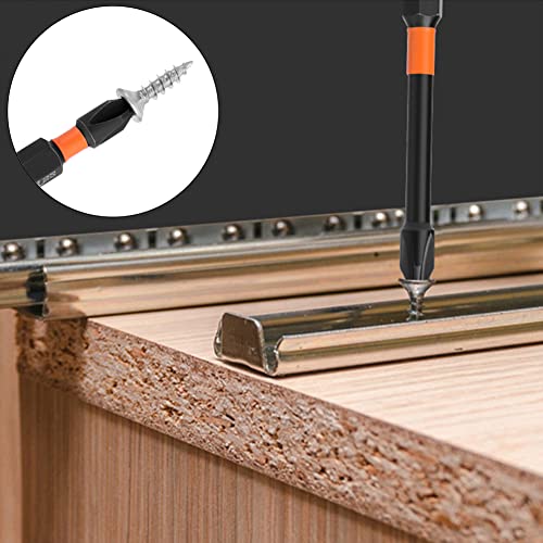 Seonfook 6Pcs Ph2 Phillips Cross Slot Screwdriver Bits Set S2 Steel Magnetic Tip 1/4 Inch Hex Shank Ph2 Phillips Screw Head For Power Screwdriver Drill Impact Driver Tool Accessory, 25-150Mm Length #TOP5