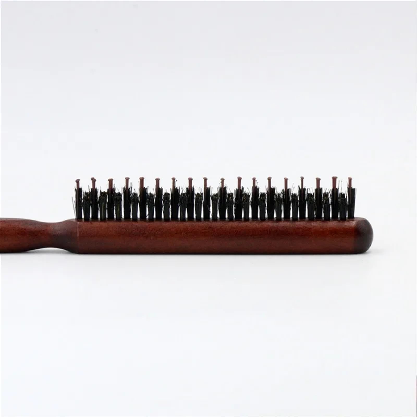 Salon Necken Zurück Haar DIY Pinsel Wildschwein Borsten Holz Slim Line Kamm Haarbürste Verlängerung Friseur Professionelle Styling Werkzeuge (Size : 02)
