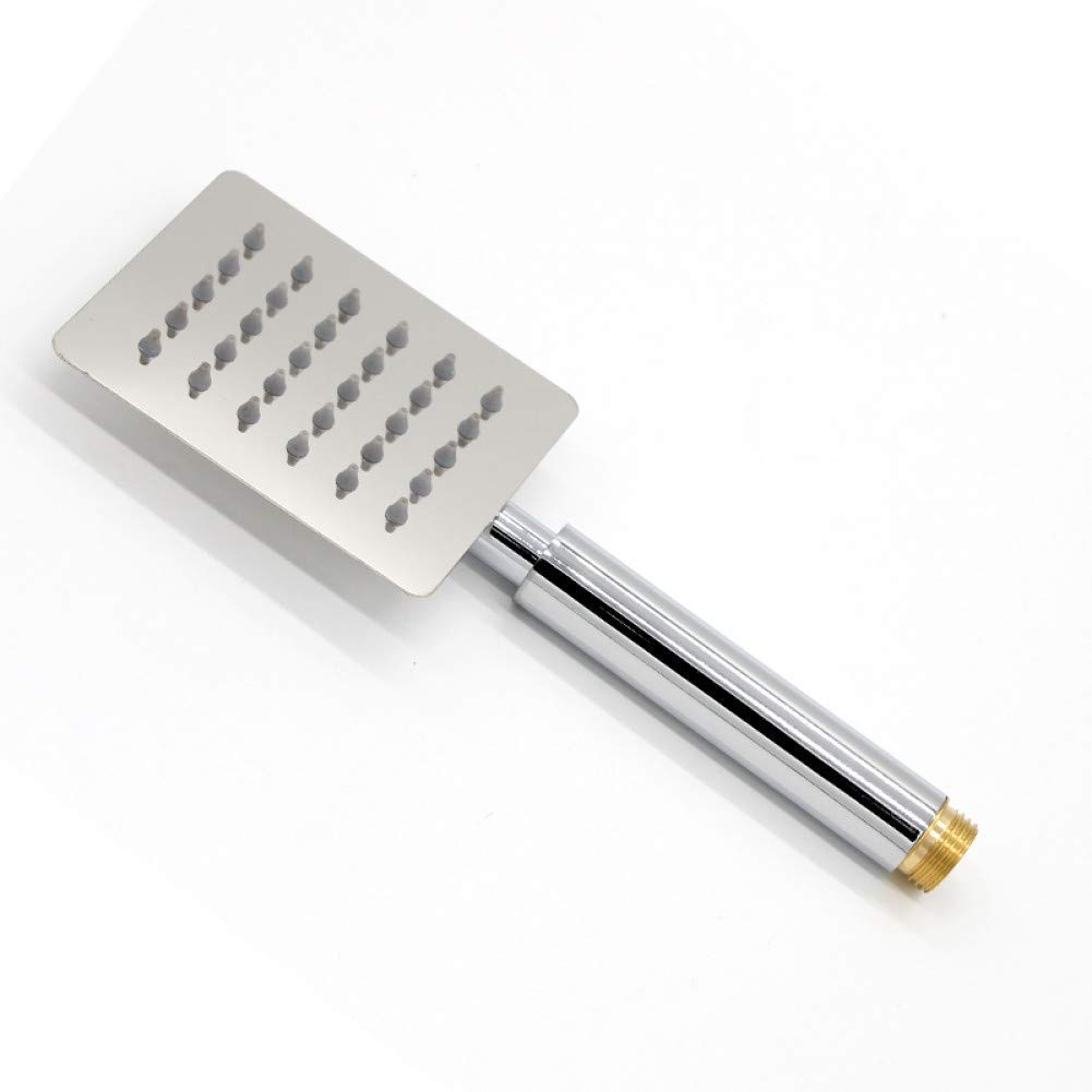 alcachofa de la ducha Filtro de ducha de mano cuadrado de acero inoxidable ultrafino, ahorro de agua, cabezal de ducha de mano duradero para baño