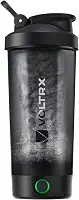 VOLTRX Garrafa coqueteleira de proteína, misturador elétrico recarregável por USB C, coqueteleira para shakes de proteína e shakes de substituição de refeição, sem BPA, 680 g