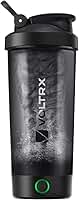VOLTRX Garrafa coqueteleira de proteína, misturador elétrico recarregável por USB C, coqueteleira para shakes de proteína e shakes de substituição de refeição, sem BPA, 680 g