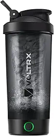 VOLTRX Garrafa coqueteleira de proteína, misturador elétrico recarregável por USB C, coqueteleira para shakes de proteína e shakes de substituição de refeição, sem BPA, 680 g
