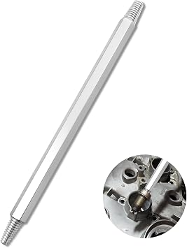 Broken Spark Plug Remover Tool, Car Engine Broken Spark Plug Removal Tool, Broken Spark Plug Extractor Tool with, Professional Sparks Plugs Extractor, 10mm hex Structure - Left-Hand Thread