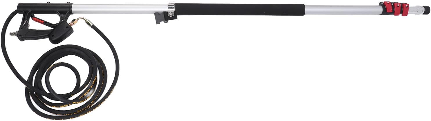 Fafeicy Pressure Washer Extension Wand, 6.55m High Pressure Lance with 4000PSI for Hard Reach Cleaning, Vehicle Undercarriage and House Exterior