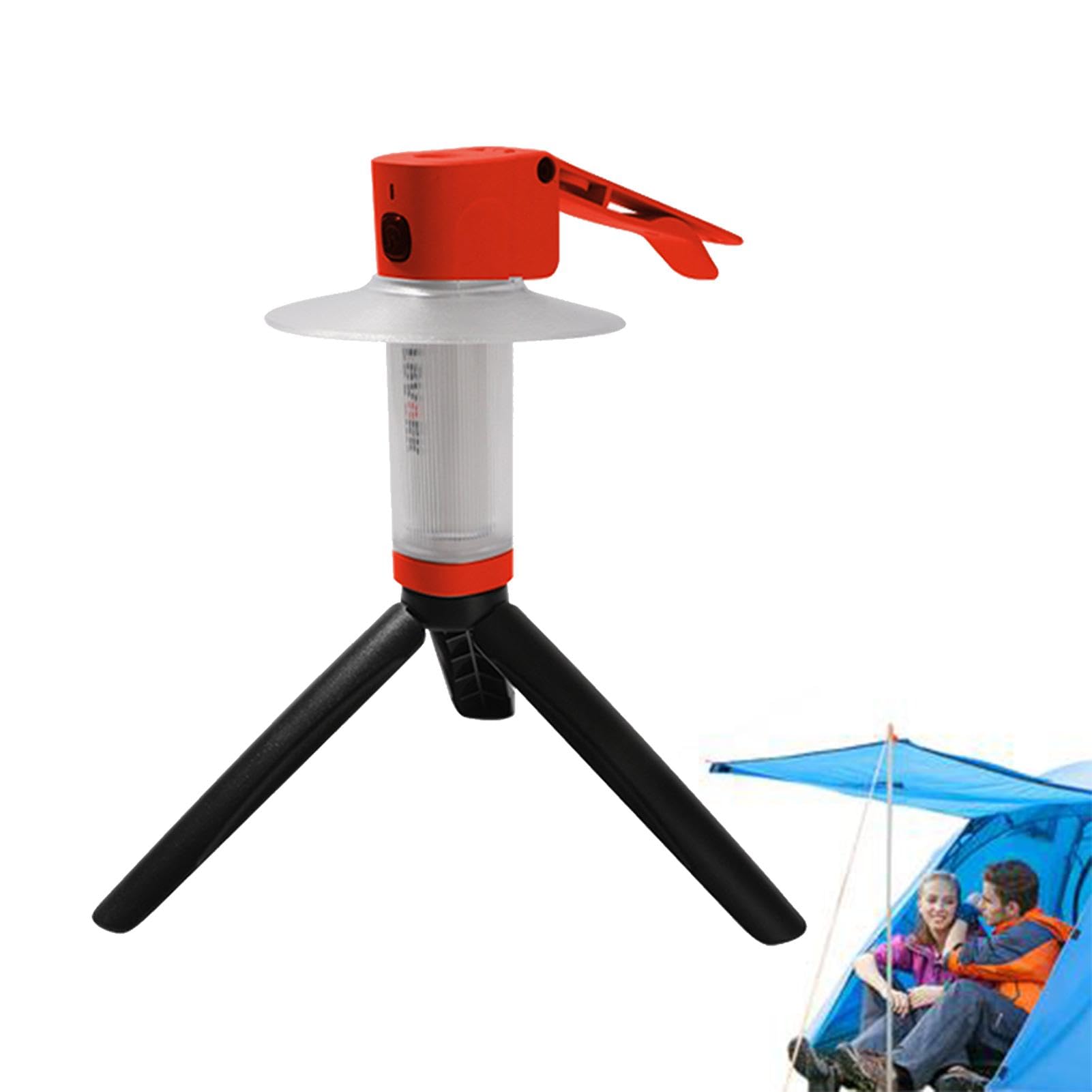 Lampa Campingowa 3 Kolory 6 Trybów Magnetyczne Oświetlenie Regulowane 180° | Wodoodporna Latarka Przeszukiwawcza do Kempingu Wędrówek Tarasu Przygody Podróży Plecakowej