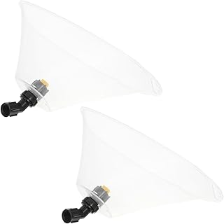 GANAZONO Misting Spray Nozzles Sprayer Nozzle 2Pcs nozzles with Windproof Shield Spraying Shield with Nozzle Sprayer high Pressure Component High Pressure Misting Nozzle