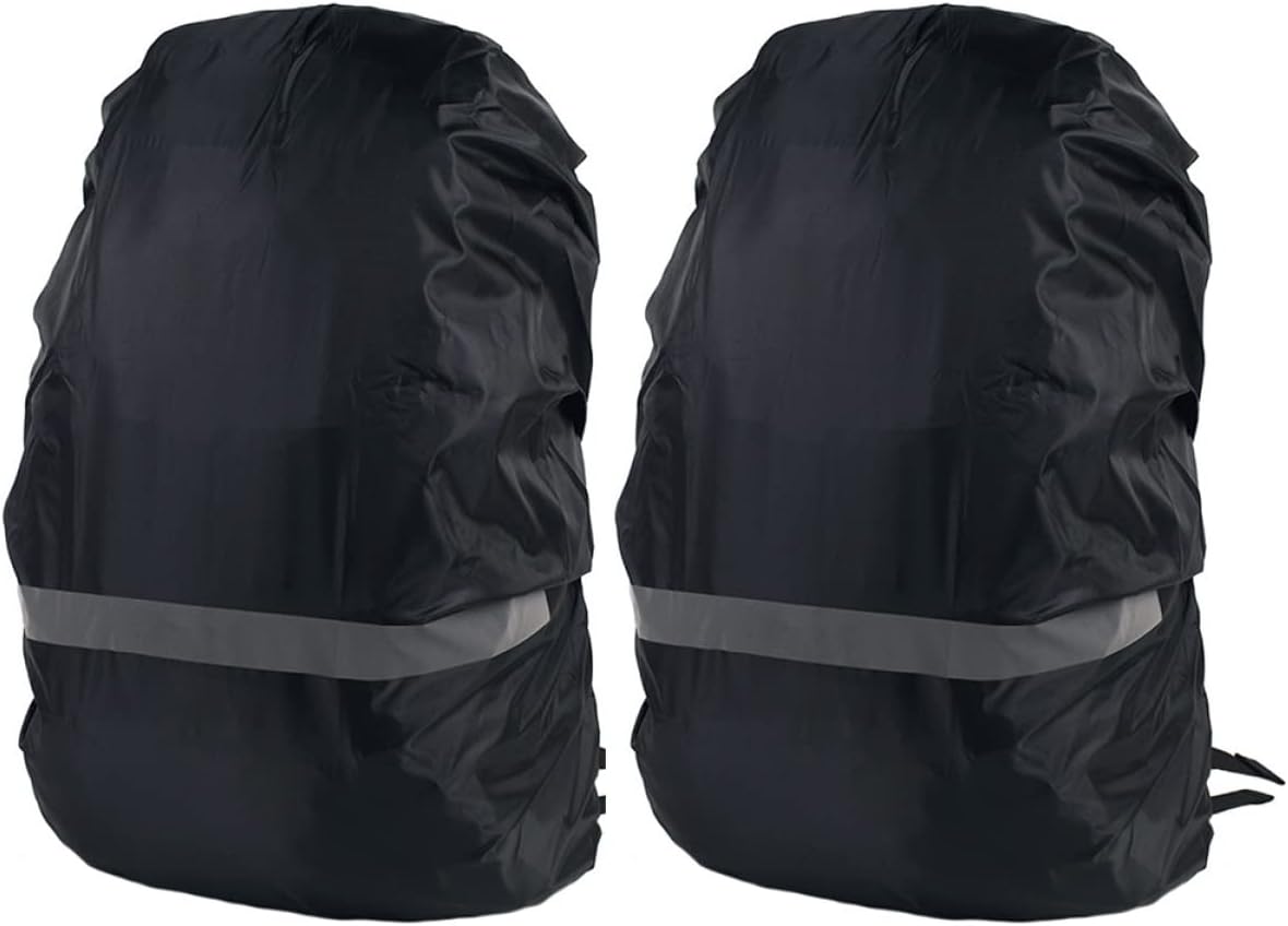 Toddmomy 2pcs Backpack Rain Cover Reflective Strips XL for Backpacks for Hiking Camping and Outdoor Activities