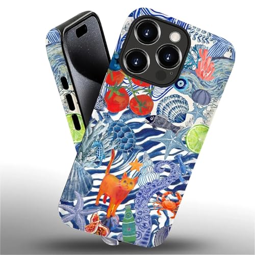 Kapadiy Case for iPhone 16 Pro Max,Leopard Cherry Shell Aesthetics for Woman Men Full Body Protective Cover Shockproof 2 in 1 Silicone + Hard PC Case for iPhone 16 Pro Max by Kapadiy - Used condition - Image 2