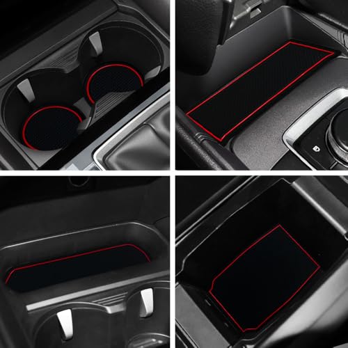 Insertos para portavasos Mazda CX-50 2023-2026, 10 piezas rojo miniatura 3