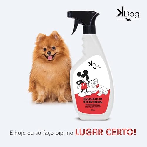Educador Para Cães, Stop Dog, Disney, KDog, 500 ml, Vermelho