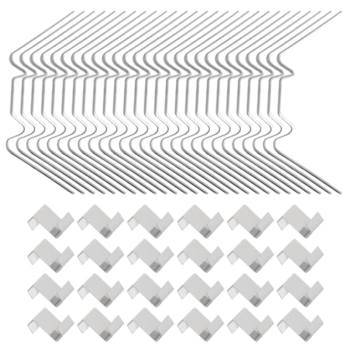 200P Greenhouse and Glazing Clips for Glass - Stainless Steel Fixing Clips, Window Clips, Z Clips, 100W and 100Z Clips