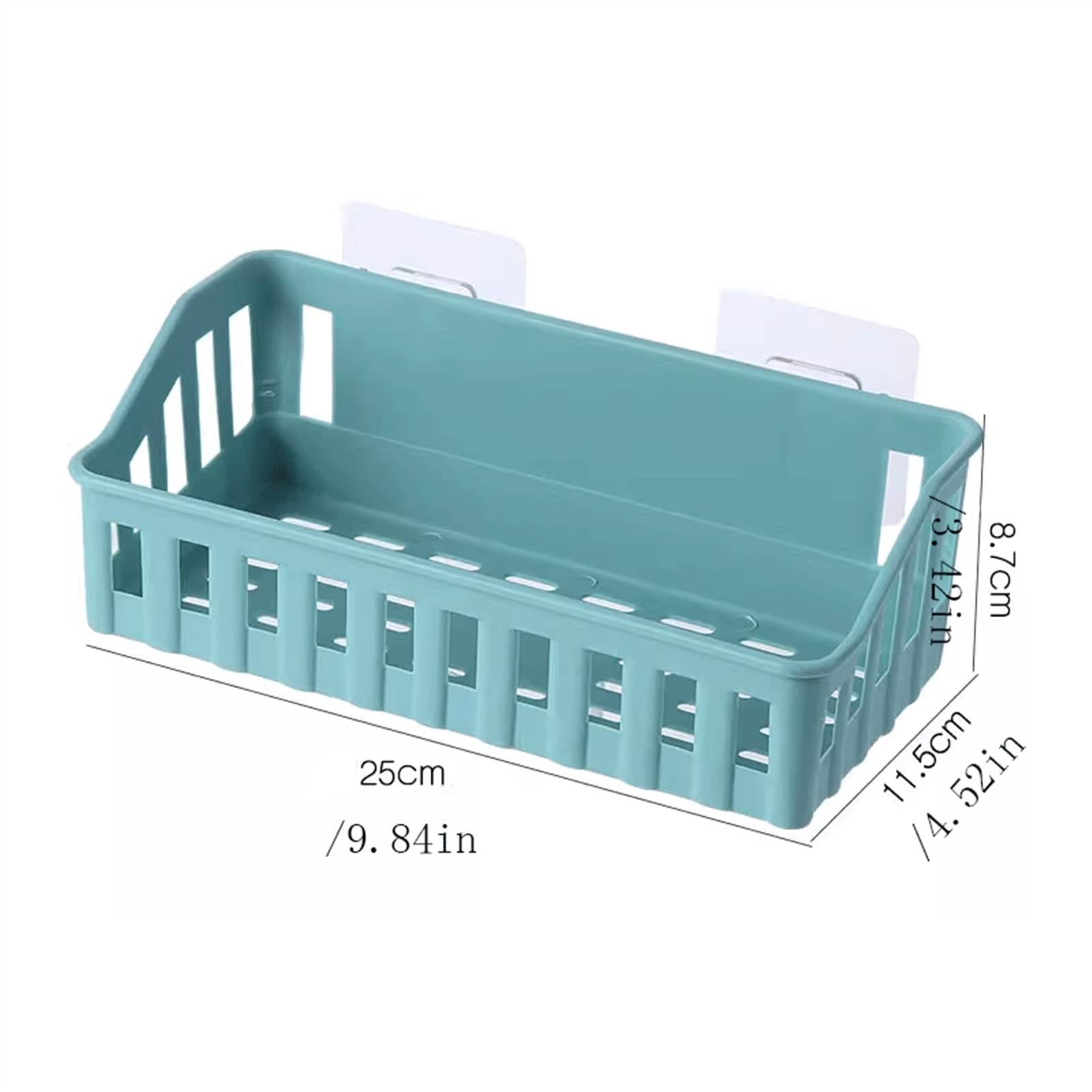 Wygoda Stojak Do Przechowywania Plastikowy Umywalka Toalety Naścienny Nieperforowany(Blue)