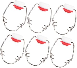 6pcs Beer Festival Decor Bottle Caps for Homebrew Airtight Flip Top