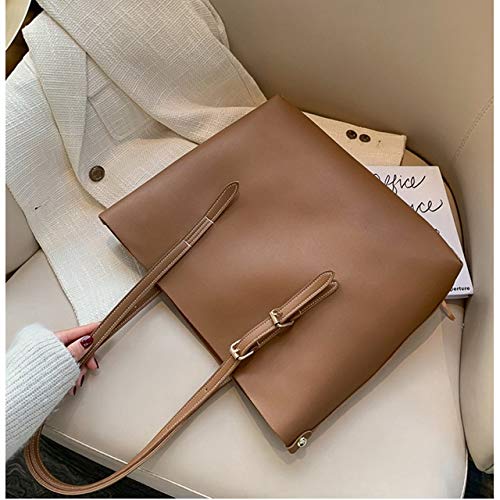 Sac à main en cuir solide NERB marron chic et intemporel pour femme