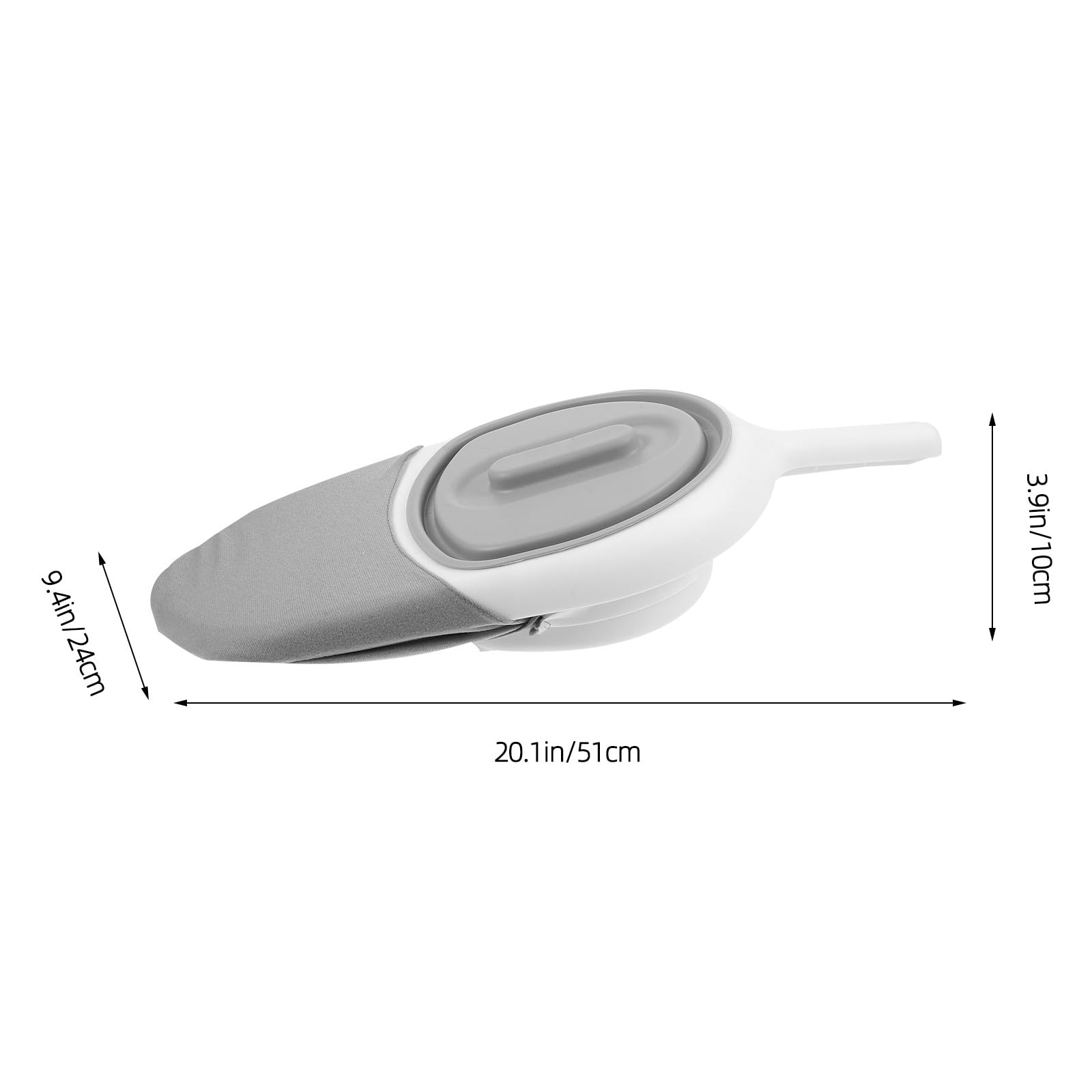 Padella da Letto per Anziani e Donne Vaso da Notte Portatile in Plastica Resistente Maniglia Antiscivolo e Coperchio Accessorio Ospedaliero per Uso Domestico e Viaggi Design
