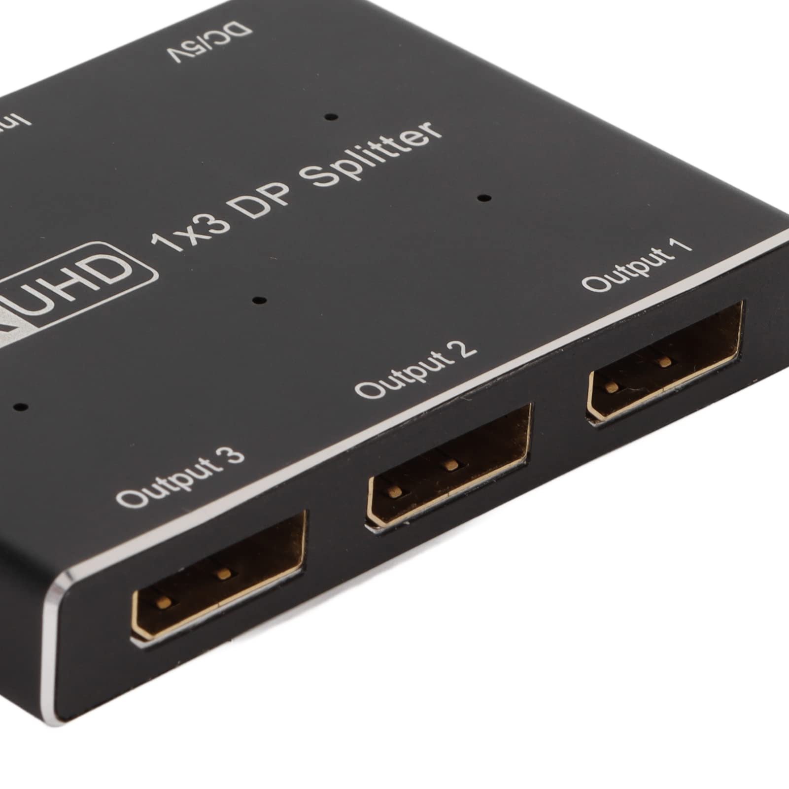 Bediffer Rozdzielacz DisplayPort 1x3, Obsługa 8K, Wyjątkowo Cienki